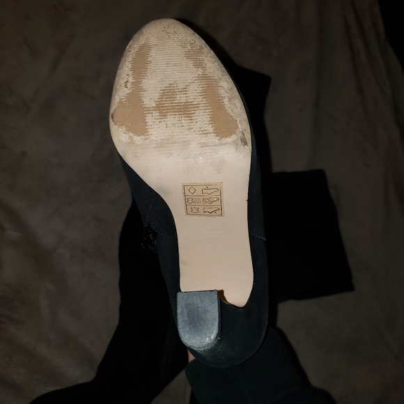 Aldo black suede over the knee boots - Picture 3 of 3